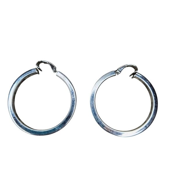 Vintage Jewelry - Lewis Segal Vintage Hoop Earrings Clip On L.H. Segal California
